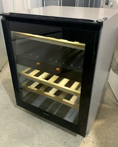 Miele built-in black colour dual Temperature wine Fridge 40 bottle