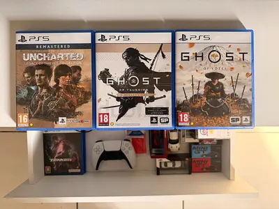 PS5 Games Bundle: Uncharted Legacy + Ghost of Yotei + Ghost of Tsushima Director's Cut