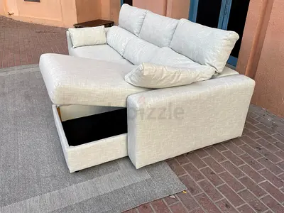 Selling in excellent Condition IKEA Eskelstuna Sofa Bed with Storage beige
