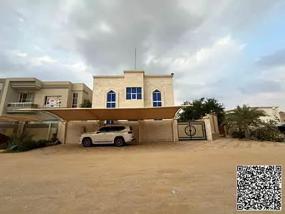 Commercial Villa for Rent in Al Rawda 1 Ajman Corner Villa 4306 Sq Ft 6 Rooms Majlis Hall Kitchen 9 Bathrooms Near Schools Mosque and Main Roads