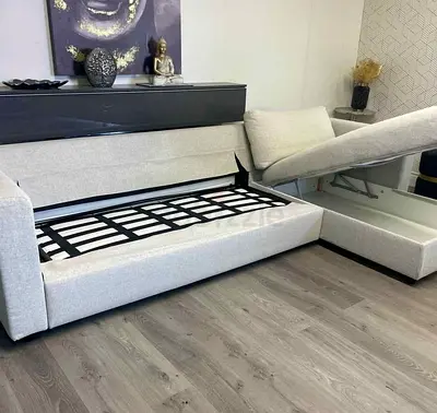Ikea vimle L shape sofa bed under storage space and mattress