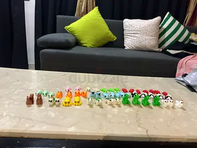 Collection of Small Blind Bag Animal Figures (approx. 51 pieces)