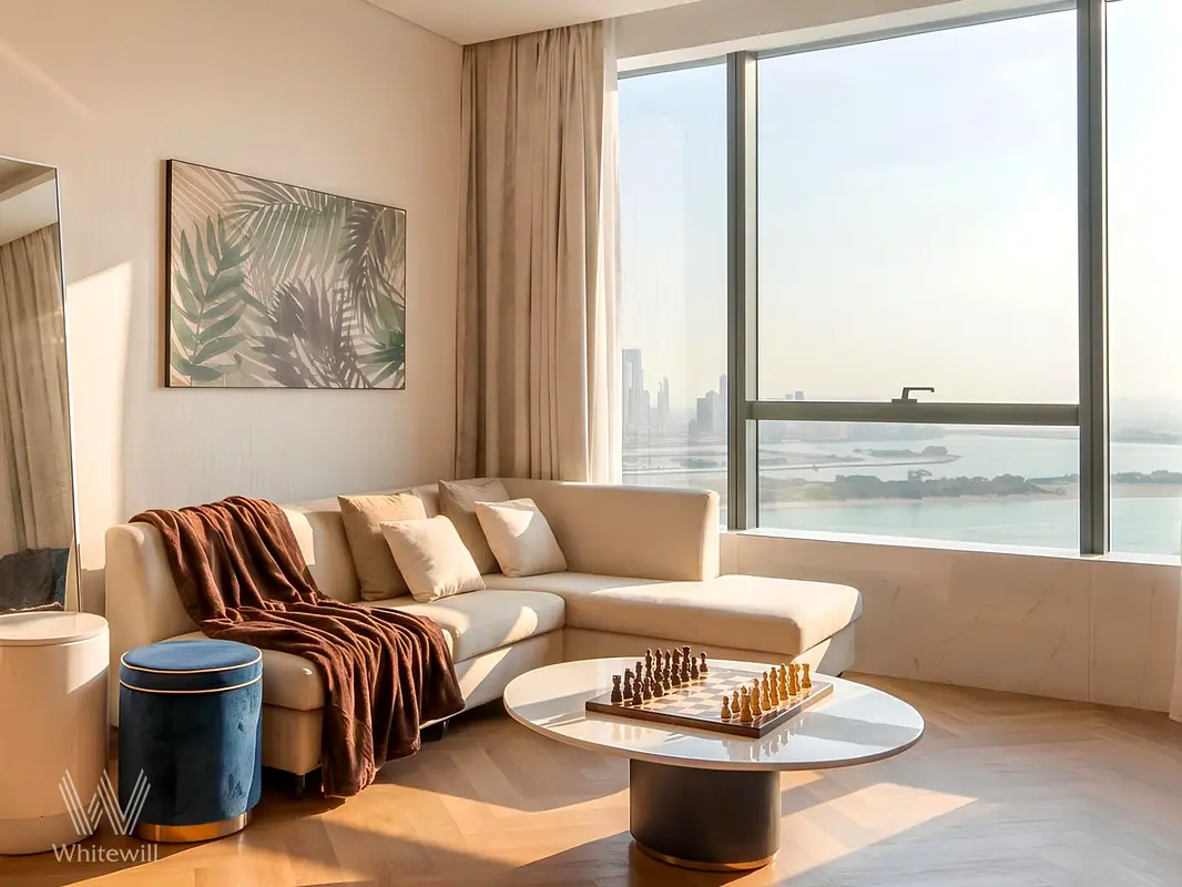 Palm and City Skyline View | High Floor | Vacant