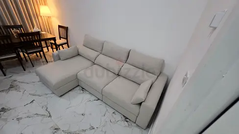 Ikea Eskilstuna L shape sofa bed with storage