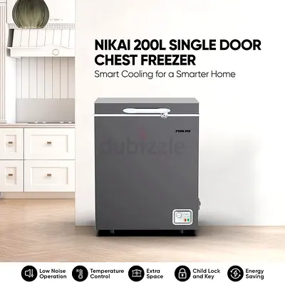 Nikai 200L Chest Freezer, NCF 200