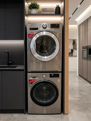 LG Front-Load 10kg Washer & 9kg Dryer Set – Stainless Steel | Free Delivery