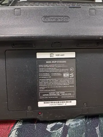 Nintendo wii U Gamepad broken display for parts only
