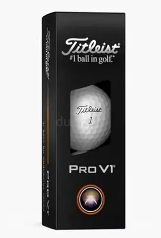 Titleist Pro V1 Golf Balls (White, 3pk) Sleeve