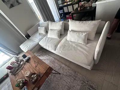 Ikea Sodhremn L Shape Sofa Beige