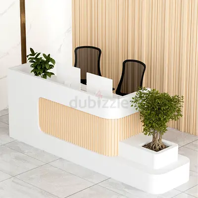 Luna Reception Desk - Iconic Office Furniture Dubai