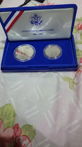 United States Liberty Coins Commemorative Two-Coin Set in Presentation Case