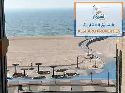 شقة راقية كورنيش عجمان_اطلاله بحر_أول صف علي شاطئ  عجمان_45 الف على 6 دفعات