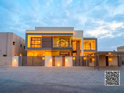 Luxury villa on a 5,000 sq ft plot with a 6,705 sq ft built-up area. Seven master bedrooms, elevato