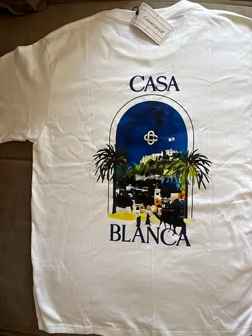 Casablanca t shirt size small men’s not wore tags and everything