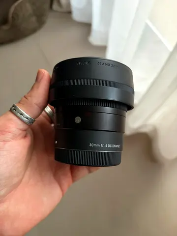 Sigma 30mm 1.4. For Sony