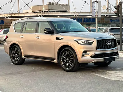 Infiniti QX80 Luxury 2021 | GCC Specs | Low Mileage | Full Service History