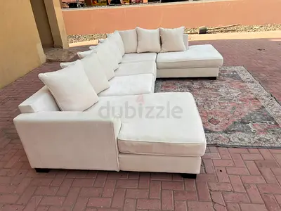 The One Kingstone U shape sofa Beige
