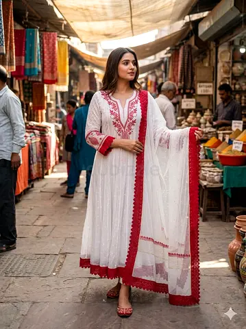 Mall anarkali suits