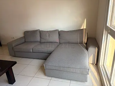 Ikea kivik L shape sofa Gray Excellent Condition