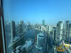 Office For Rent 1 CHEQUE | High-Floor | Canal & Burj Khalifa Views | Churchill Executive | Business 