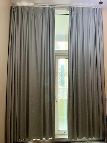 Four Panels Blackout curtains - full-length two pairs, good condition