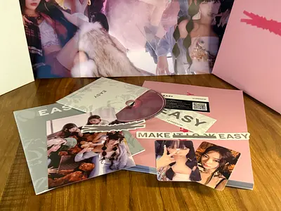 LE SSERAFIM Make It Look Easy Album 💗 K-pop Album Set (CD + Photocards)