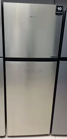 Hisense Top Freezer Refrigerator - Stainless Steel, Good Condition