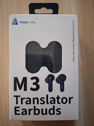 M3 Translator Earbuds - Bluetooth Earbuds with Live Translating offline&online