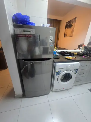 LG Silver Refrigerator - Good Condition, Selling Personally