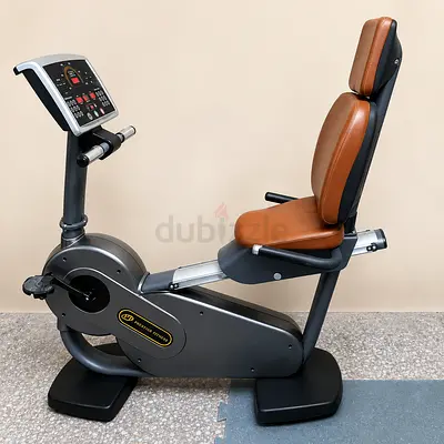 Recumbent Exercise Bike with Digital Console and Comfortable Backrest