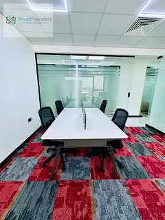 4-Person Flexi Workspace | Shared Office | Furnished | Dubai