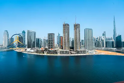 Burj-Canal View | Upgraded | Furnished | Vacant