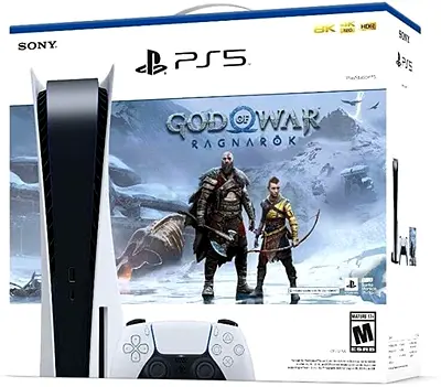 PlayStation 5 Console ($%& of War Ragnarok Bundle) 3TB Storage