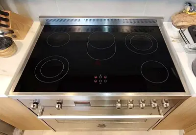 Bertozzani Stainless Steel Electric Ceramic Hob with Oven - Good Condition