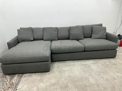 Perfect condition crate&barrel lshape sofa