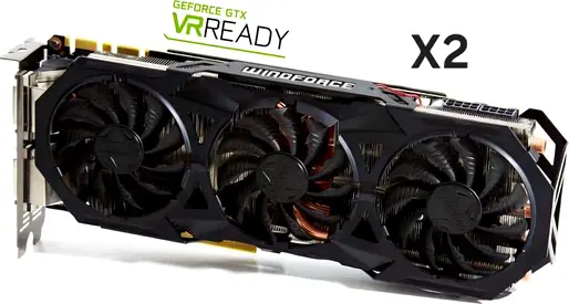 2X SLI Nvidia GTX 980 2X4GB For sale