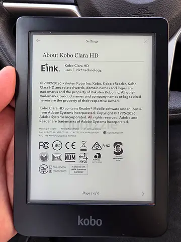 Kobo Clara HD eReader - Good Working Condition