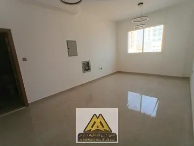 One-bedroom apartment with a living room for annual rent – ​​Al Jurf Industrial 3, Ajman; features