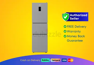 Beko 340L 3 Door Refrigerator Brand New |Warranty | FREE Delivery |