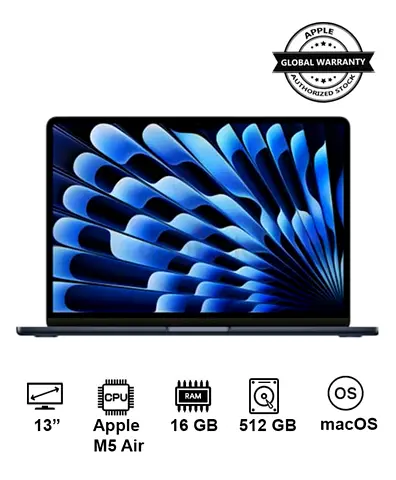MacBook Air 13 inch M5 16GB RAM 512GB BRAND NEW SEALED