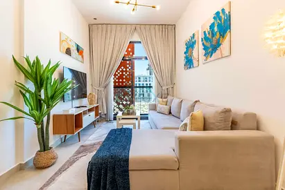 Bright 1BR with Community View, Just Next to the Park and a Short Walk to the Bus Stop, Binghatti M