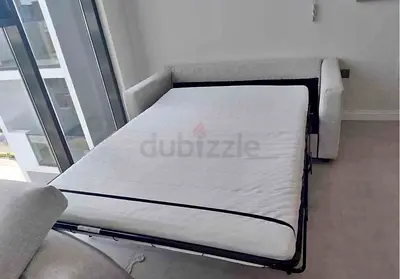 Excellent condition beige sofa bed vimle