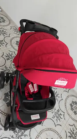 Red Burjeel Hospital Branded Baby Stroller