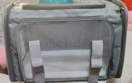Soft-sided Pet Carrier Bag with Vent Mesh — Good Condition