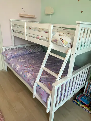 Home Centre white bunk bed for kids - great condition