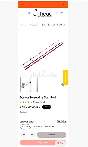 DAIWA SweepFire Surf Rod 4.2m