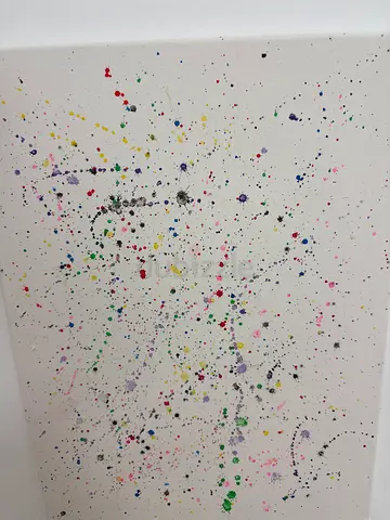 Painting for house decoration splatter artwork