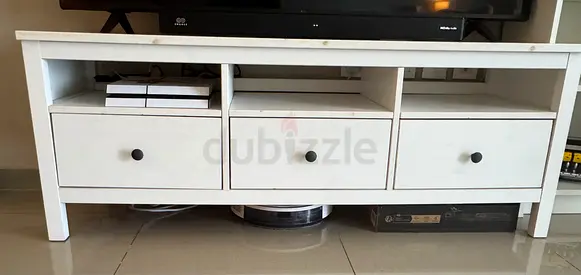 IKEA TV cabinet with three drawers - good condition