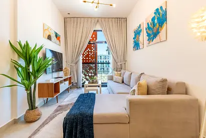 Bright 1BR with Community View, Just Next to the Park and a Short Walk to the Bus Stop, Binghatti Mirage, JVC