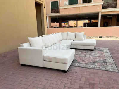 The one Kingston U Shape Sofa Beige Excellent condition